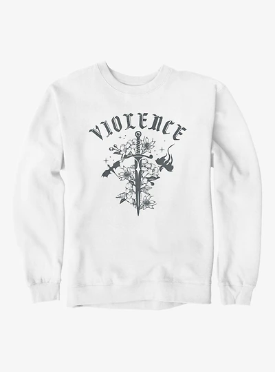 Fourth Wing The Empyrean Violence Sword Retro Sweatshirt