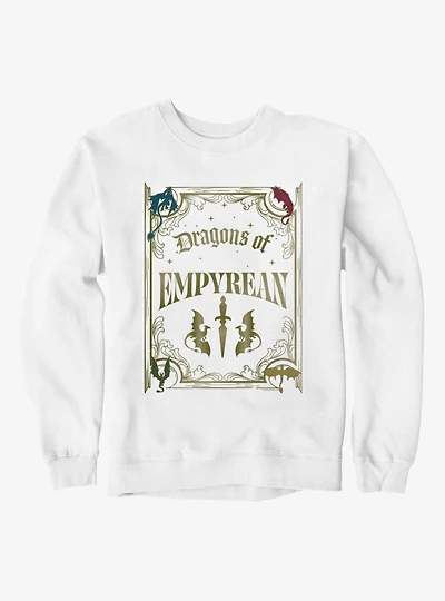Fourth Wing The Empyrean Dragons Gold Sweatshirt