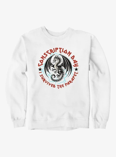 Fourth Wing The Empyrean Conscription Day I Survived Sweatshirt