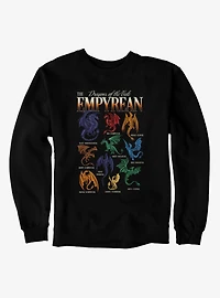 Fourth Wing The Empyrean Dragons Of Vale Retro Sweatshirt