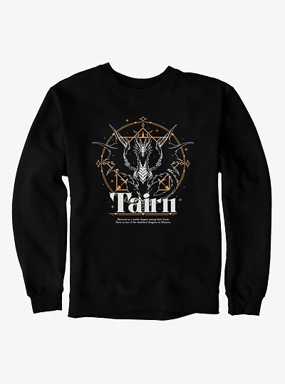 Fourth Wing The Empyrean Tairn Revered Dragon Crest Sweatshirt