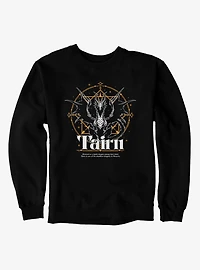 Fourth Wing The Empyrean Tairn Revered Dragon Crest Sweatshirt