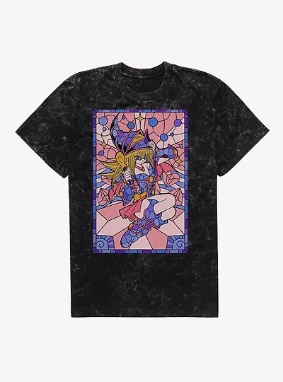 Yu-Gi-Oh! Duel Monsters Dark Magician Girl Pieced Together Mineral Wash T-Shirt BoxLunch Exclusive