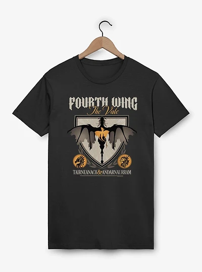 Fourth Wing The Empyrean Vale Dragon Crest T-Shirt