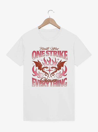 Fourth Wing The Empyrean One Strike Changes Everything T-Shirt