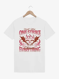 Fourth Wing The Empyrean One Strike Changes Everything T-Shirt