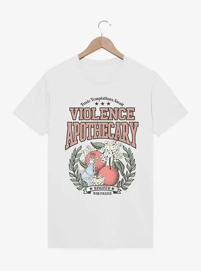 Fourth Wing The Empyrean Violence Apothecary Pastel Vintage T-Shirt