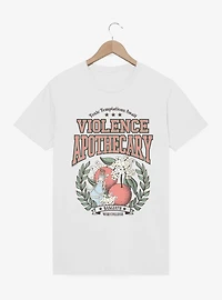 Fourth Wing The Empyrean Violence Apothecary Pastel Vintage T-Shirt