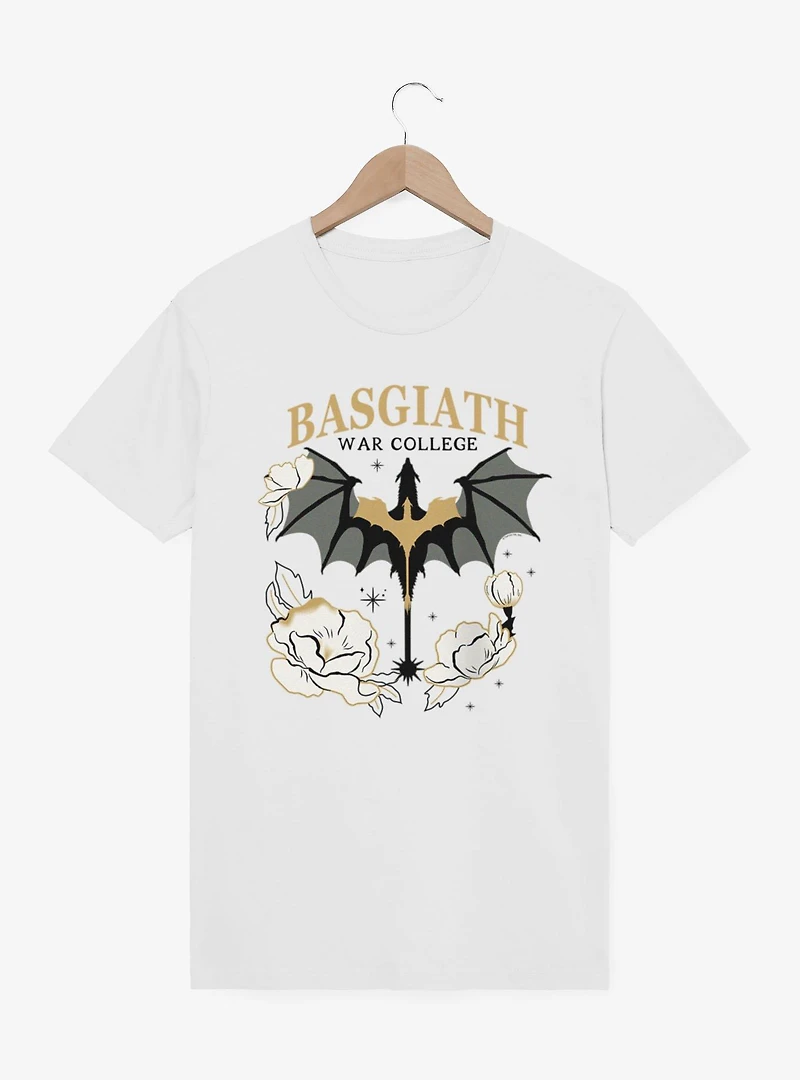 Fourth Wing The Empyrean Basgiath War Yellow Retro T-Shirt