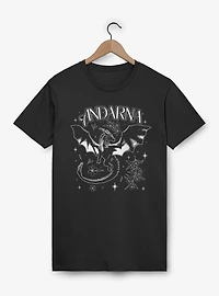 Fourth Wing The Empyrean Andarna Aesthetic Outlined T-Shirt