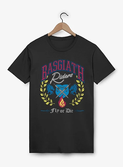 Fourth Wing The Empyrean Basgiath Riders Colorful T-Shirt