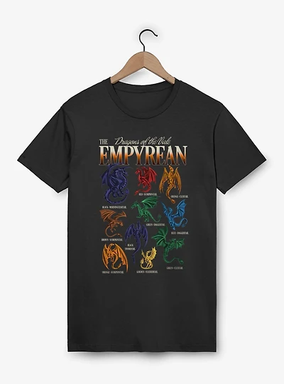 Fourth Wing The Empyrean Dragons Of Vale Retro T-Shirt