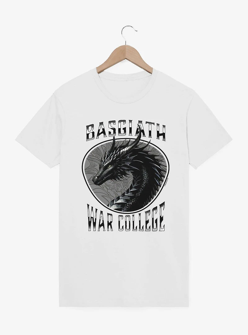 Fourth Wing The Empyrean Basgiath Tairn Dragon Portrait T-Shirt
