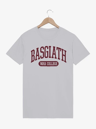Fourth Wing The Empyrean Basgiath War College Varsity Red T-Shirt