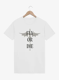 Fourth Wing The Empyrean Fly Or Die Minimalist Dragon T-Shirt