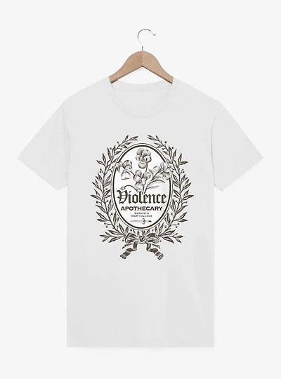 Fourth Wing The Empyrean Violence Apothecary Badge T-Shirt
