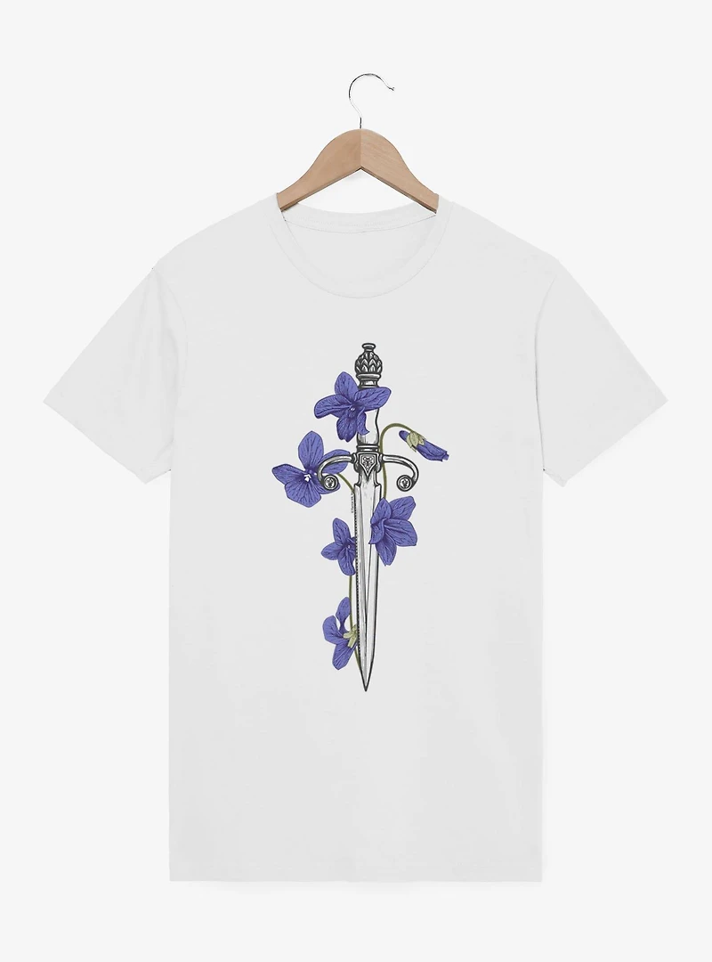 Fourth Wing The Empyrean Sorrengail Dagger Art Nouveau T-Shirt