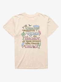 Fourth Wing The Empyrean A Dragon Without Rider Is Tragedy Mineral Wash T-Shirt