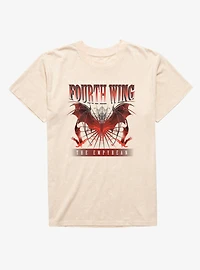 Fourth Wing The Empyrean Riders Dragons Of Vale Mineral Wash T-Shirt