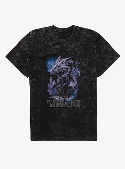 Fourth Wing The Empyrean Tairneanach Dragon Breath Mineral Wash T-Shirt