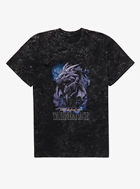 Fourth Wing The Empyrean Tairneanach Dragon Breath Mineral Wash T-Shirt
