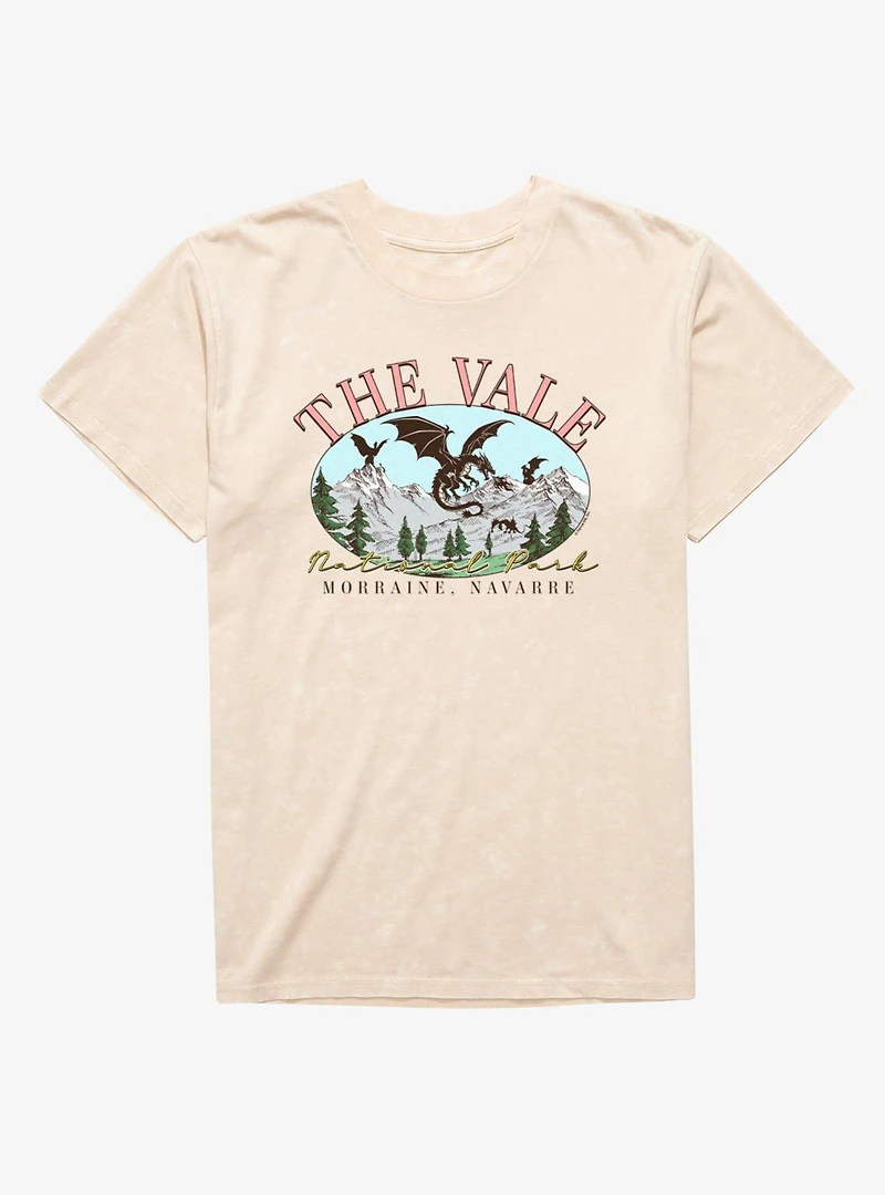 Fourth Wing The Empyrean Vale National Park Mineral Wash T-Shirt