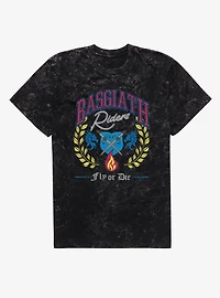Fourth Wing The Empyrean Basgiath Riders Colorful Mineral Wash T-Shirt