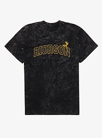 Fourth Wing The Empyrean Riorson Varsity Mineral Wash T-Shirt