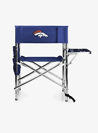 NFL Denver Broncos Camping Chair & Side Table Blue