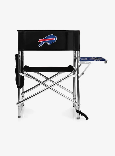 NFL Buffalo Bills Camping Chair & Side Table Black
