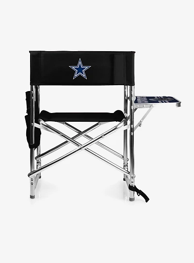 NFL Dallas Cowboys Camping Chair & Side Table Black