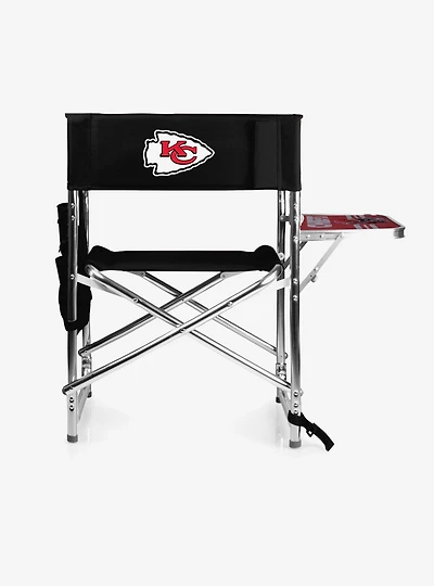 NFL Kansas City Chiefs Camping Chair & Side Table Black