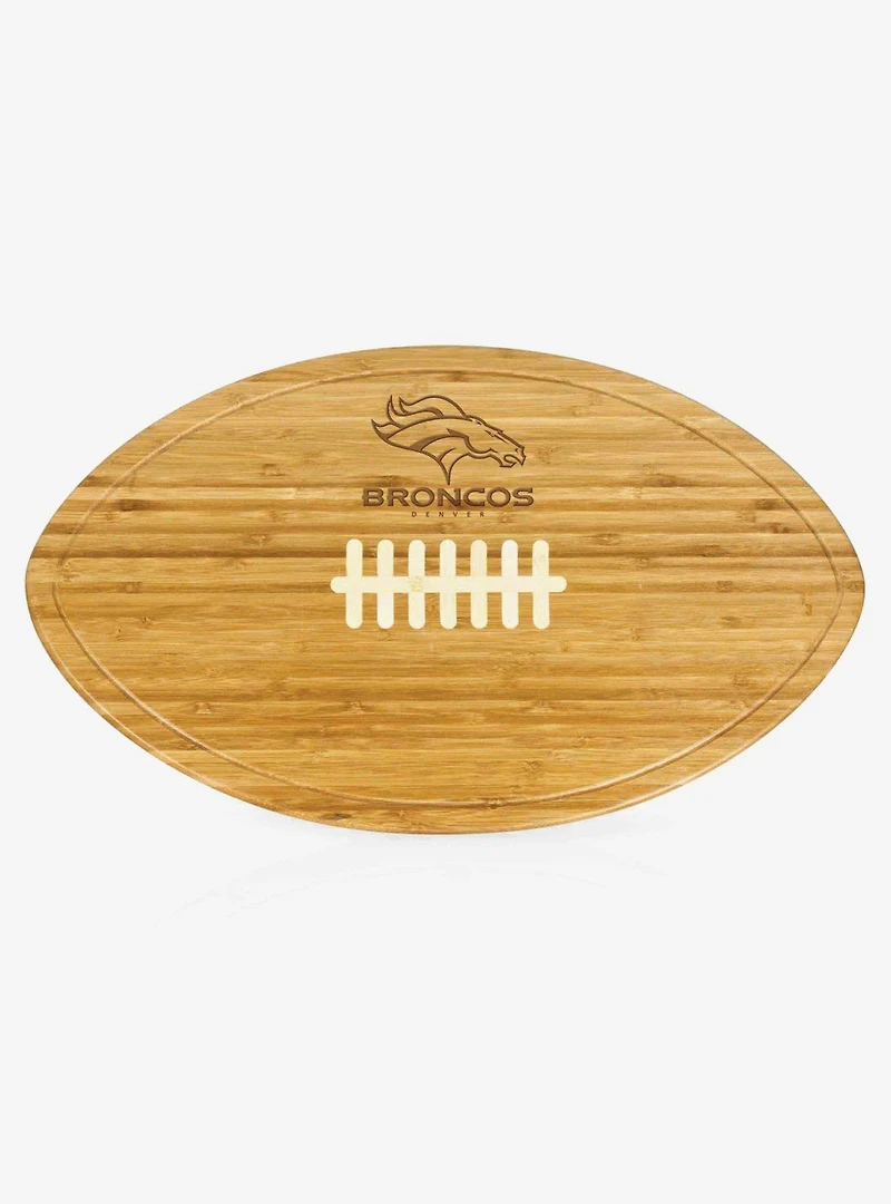 NFL Denver Broncos XL Football Cutting Board & Serving Tray