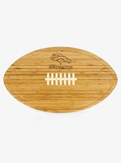 NFL Denver Broncos XL Football Cutting Board & Serving Tray