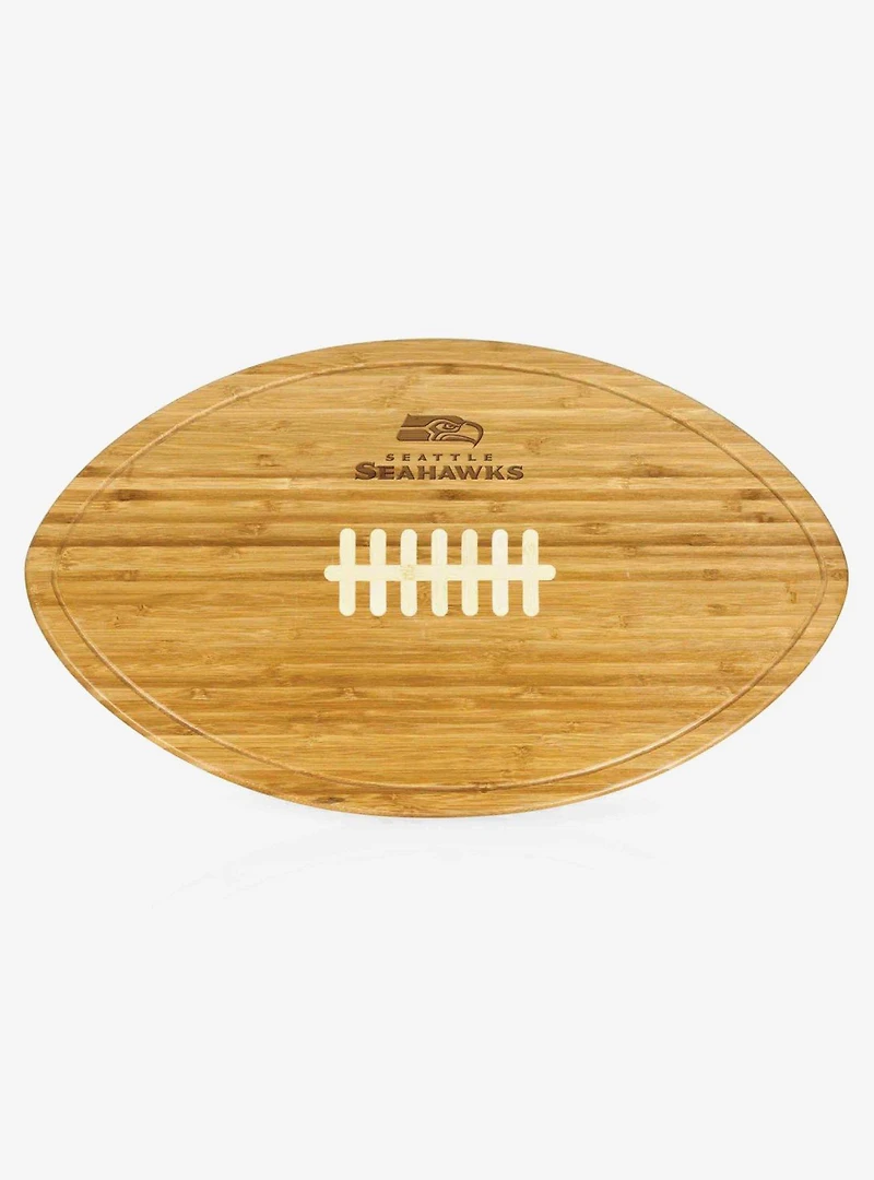 NFL Seattle Seahawks XL Football Cutting Board & Serving Tray