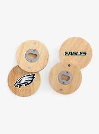 NFL Philadelphia Eagles Coaster Magnets With Bottle Openers Set of 4