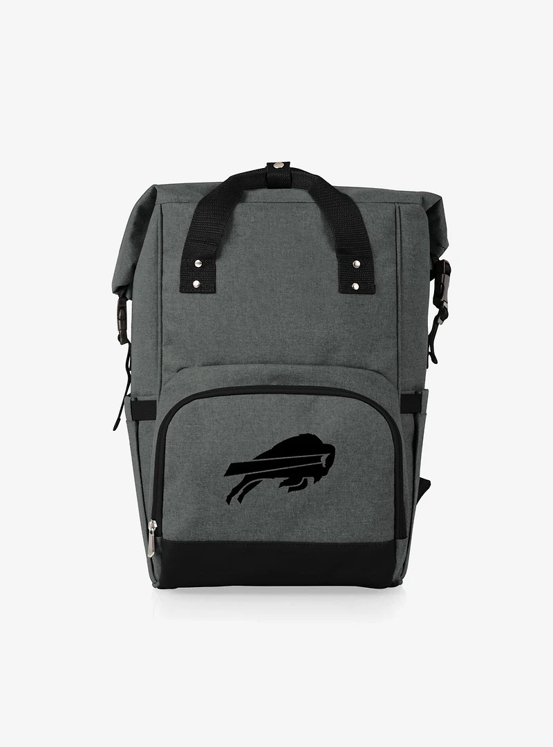 NFL Buffalo Bills On The Go Roll-Top Cooler Backpack
