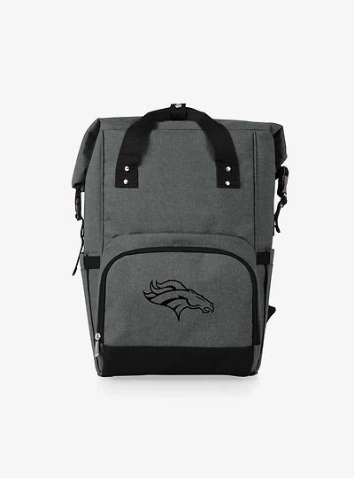 NFL Denver Broncos On The Go Roll-Top Cooler Backpack