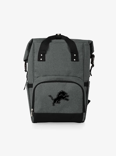 NFL Detroit Lions On The Go Roll-Top Cooler Backpack