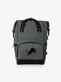 NFL Detroit Lions On The Go Roll-Top Cooler Backpack