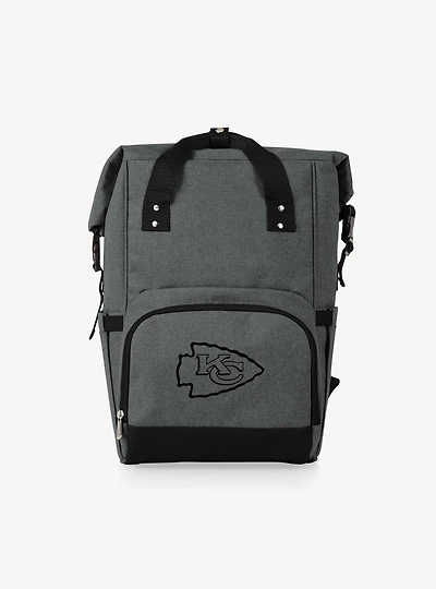 NFL Kansas City Chiefs On The Go Roll-Top Cooler Backpack