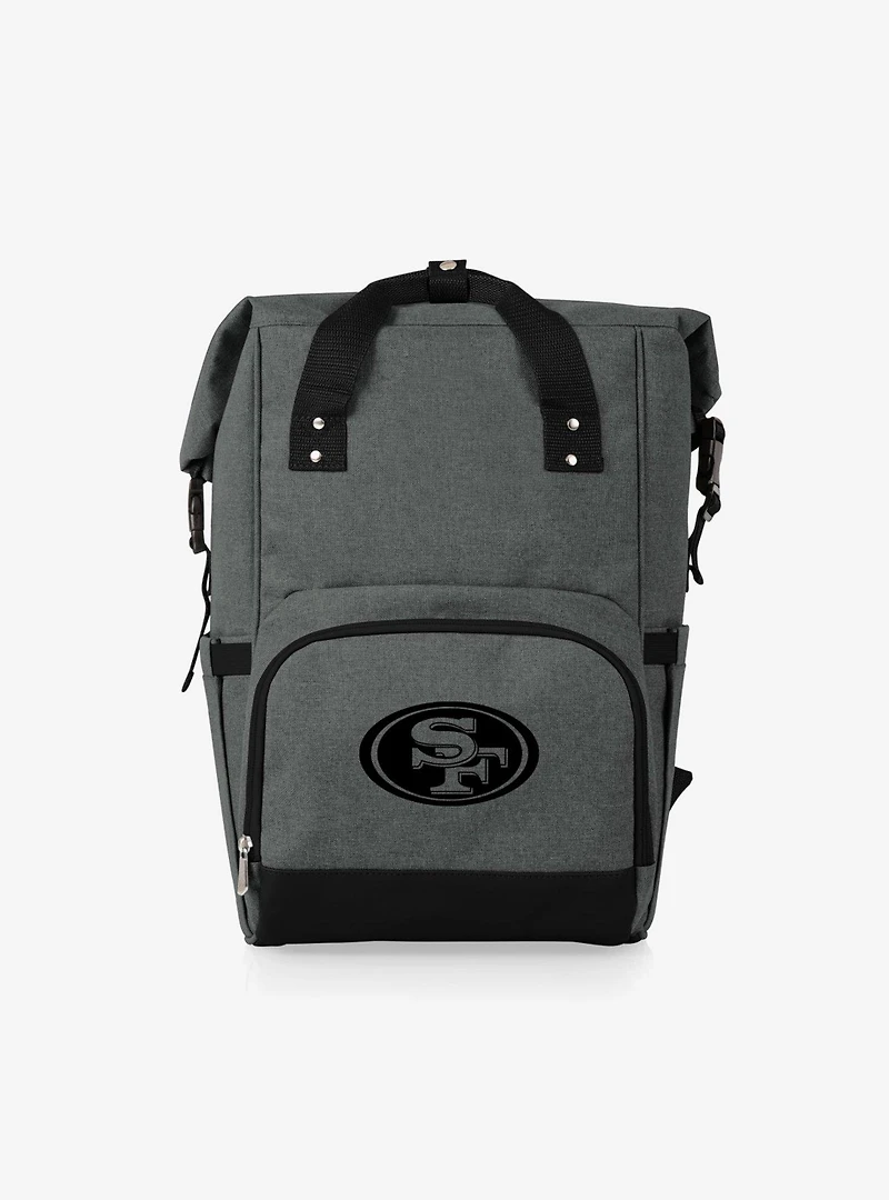 NFL San Francisco 49ers On The Go Roll-Top Cooler Backpack