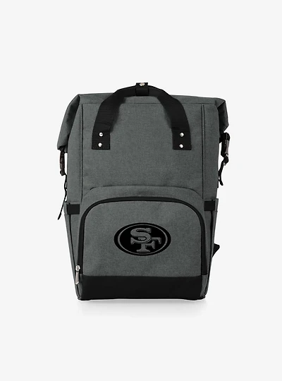 NFL San Francisco 49ers On The Go Roll-Top Cooler Backpack