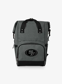 NFL San Francisco 49ers On The Go Roll-Top Cooler Backpack