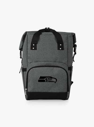 NFL Seattle Seahawks On The Go Roll-Top Cooler Backpack