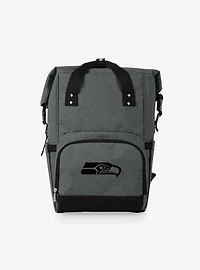 NFL Seattle Seahawks On The Go Roll-Top Cooler Backpack