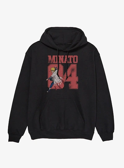 Naruto Shippuden Vintage Number Minato 4th Hokage Hoodie