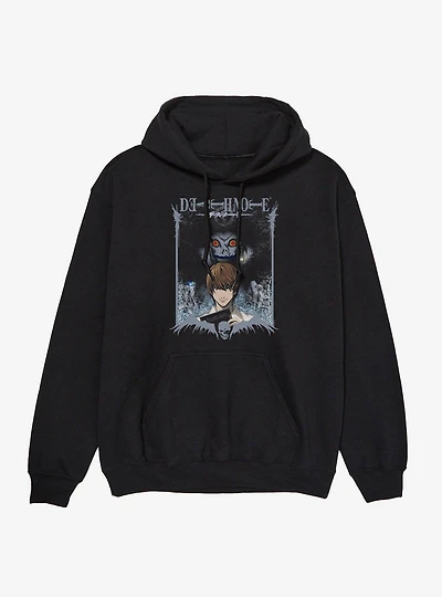 Death Note Light And Ryuk Logo Hoodie