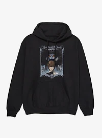 Death Note Light And Ryuk Logo Hoodie