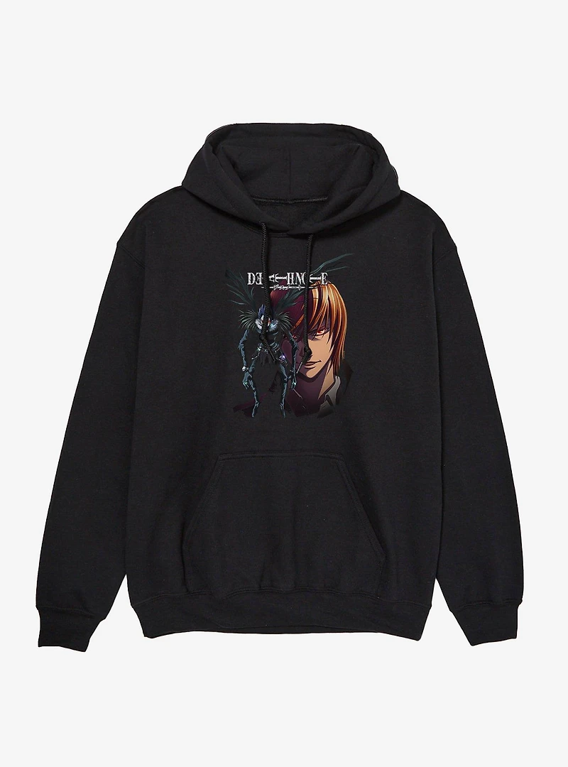 Death Note Winged Ryuk & Light Portrait Hoodie